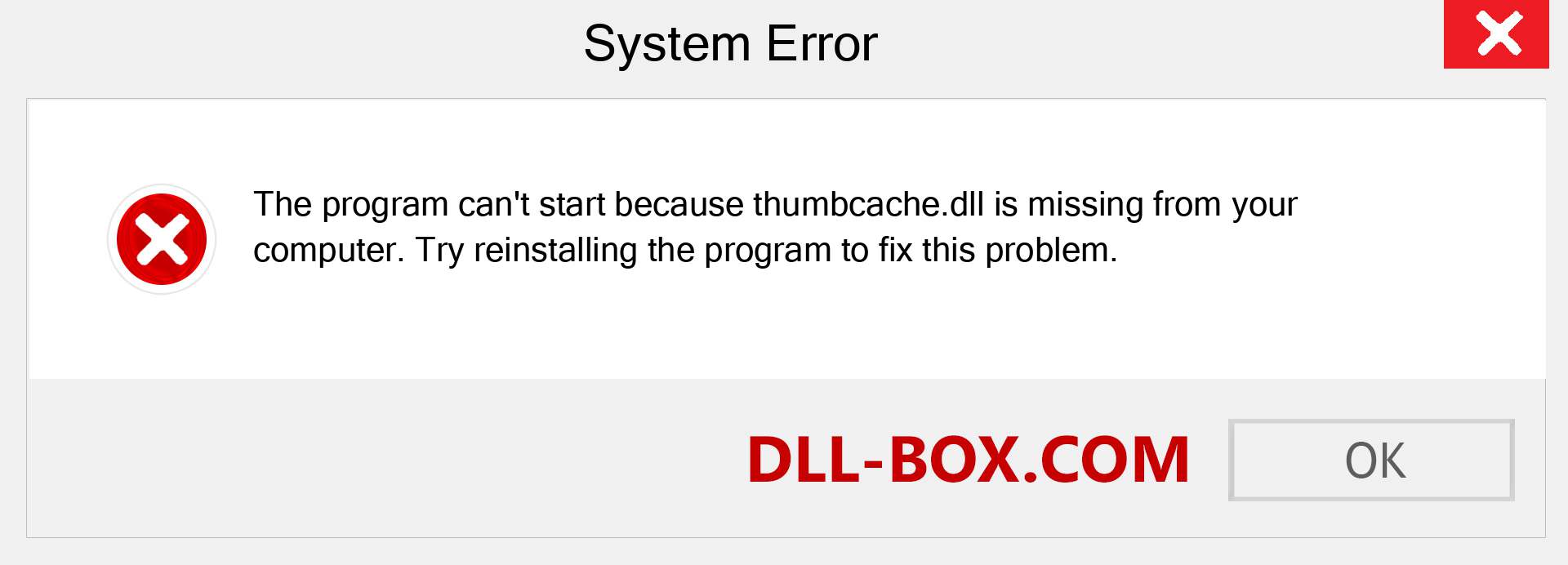  thumbcache.dll file is missing?. Download for Windows 7, 8, 10 - Fix  thumbcache dll Missing Error on Windows, photos, images